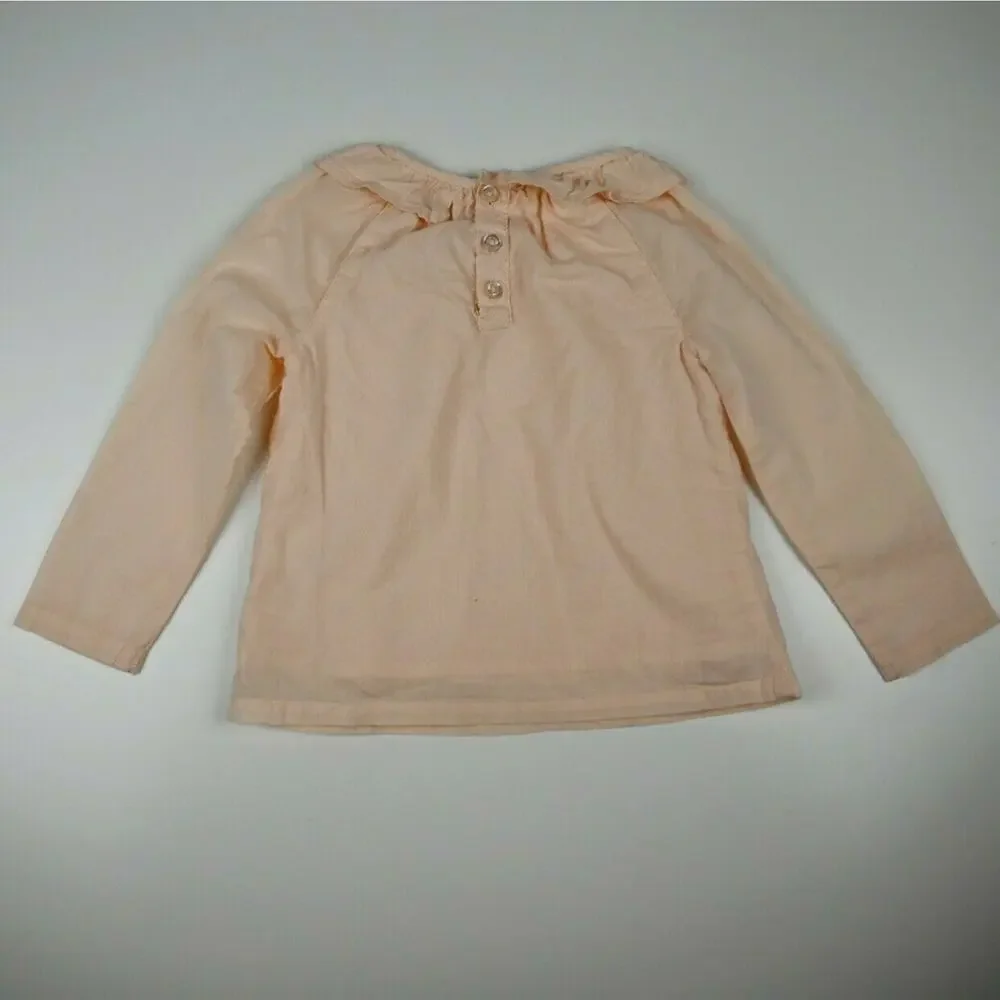 Edgehill Collection Ruffle Collar Top - Picture 4 of 5